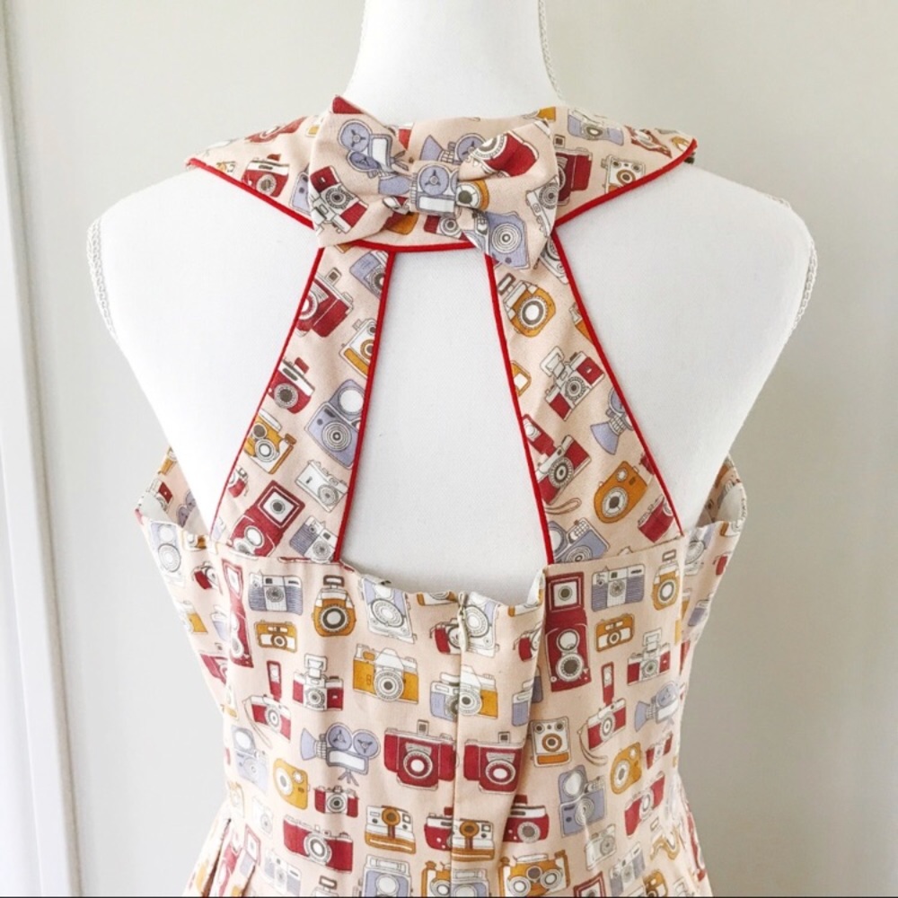 Modcloth Retro Camera Print Dress